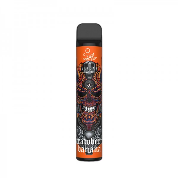 ELF BAR Lux 1500 Disposable 1500 Züge Strawberry Banana 4,8 ml