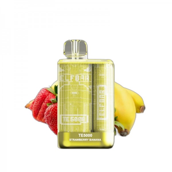 ELF BAR TE5000 Disposable Strawberry Banana 5000 Züge 550 mAh