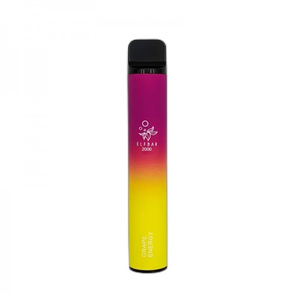 ELF BAR 2000 Disposable Grape Energy 2000 Züge