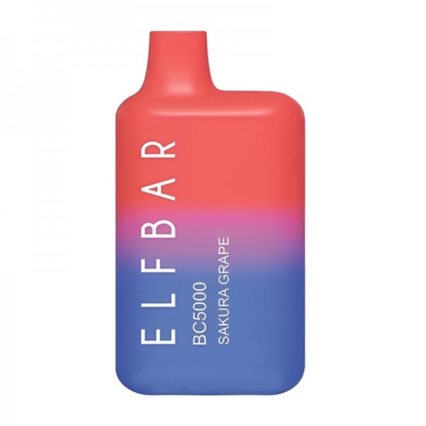 ELF BAR Einweg Vape BC 5000 Puffs – Sakura Traube