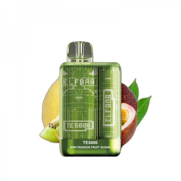 ELF BAR TE5000 Disposable 5000 Züge Kiwi Passionfruit Guava 13,5 ml
