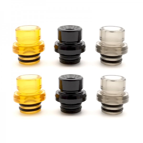 Drip Tips 510 Tropfspitzen aus transparentem Harz – zufällige Farbe