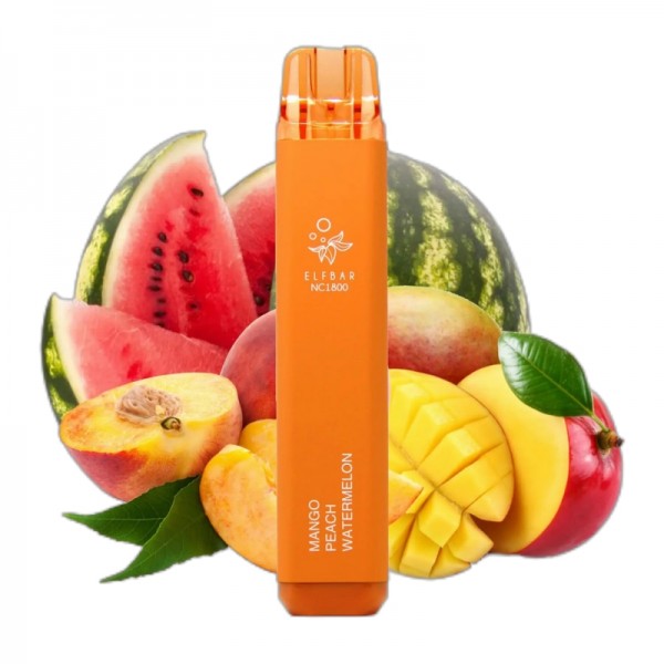 ELF BAR NC1800 Disposable 1800 Züge Mango Peach Watermelon