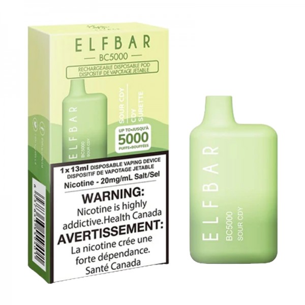 ELF BAR BC5000 Disposable Sour Cdy 5000 Züge 650 mAh