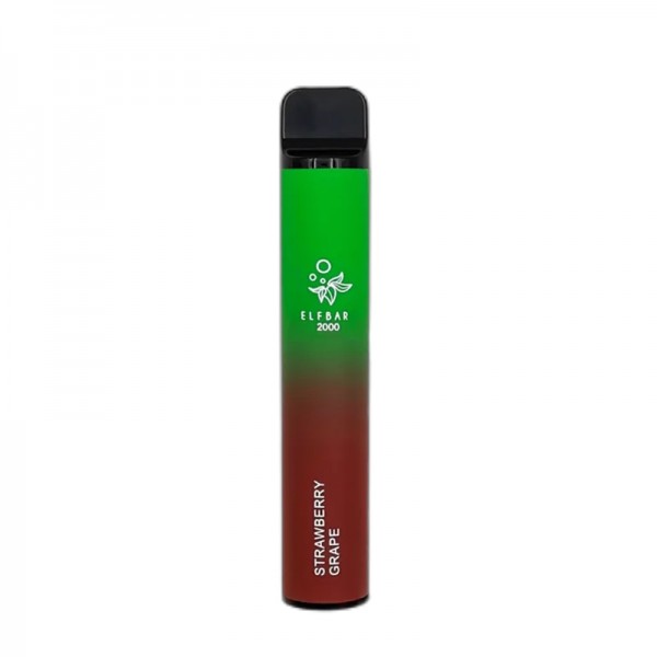 ELF BAR 2000 Disposable 2000 Züge Strawberry Grape 6,5 ml