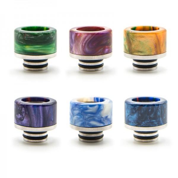 Drip Tips 510 breite Tropfspitzen aus Epoxidharz – zufällige Farbe