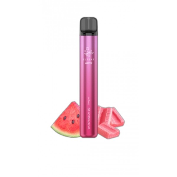 ELF BAR 600V2 Disposable 600 Züge Watermelon Bg