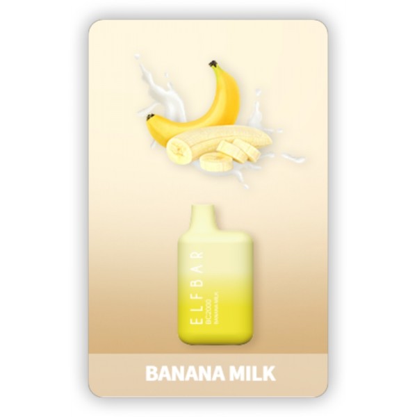 ELF BAR BC2000 Disposable 2000 Züge Banana Milk