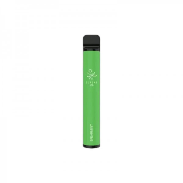 ELF BAR 600 Disposable Spearmint 600 Züge 2 ml