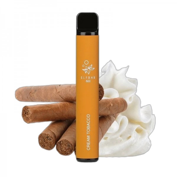 ELF BAR 800 Disposable 800 Züge Cream Tobacco 550 mAh