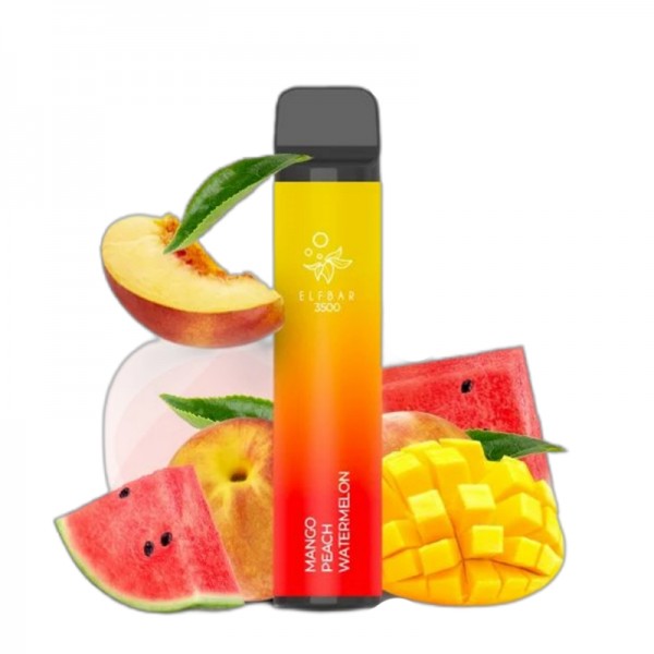 ELF BAR 3500 Disposable 3500 Züge Mango Peach Watermelon 1500 mAh