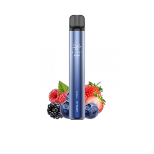 ELF BAR 600V2 Disposable Mad Blue 600 Züge 550 mAh