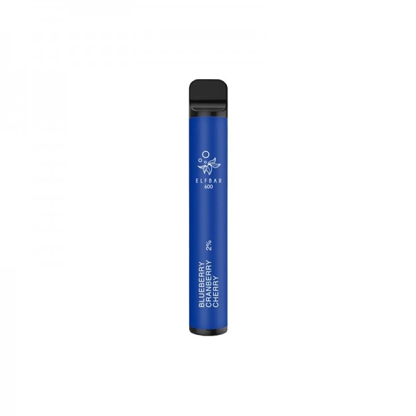 ELF BAR 600 Disposable Blueberry Cranberry Cherry 600 Züge
