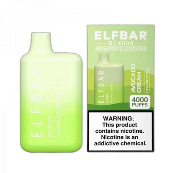 ELF BAR BC4000 Disposable Avocado Cream 4000 Züge 11,5 ml
