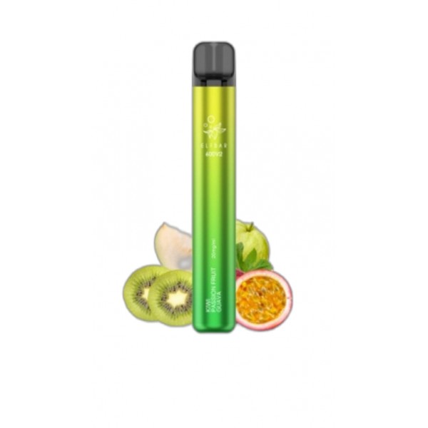 ELF BAR 600V2 Disposable 600 Züge Kiwi Passion Fruit Guava 550 mAh