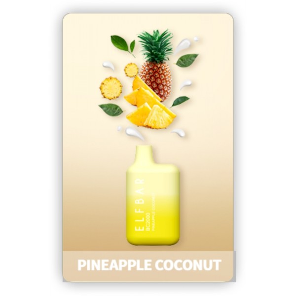 ELF BAR BC2000 Disposable Pineapple Coconut 2000 Züge 850 mAh
